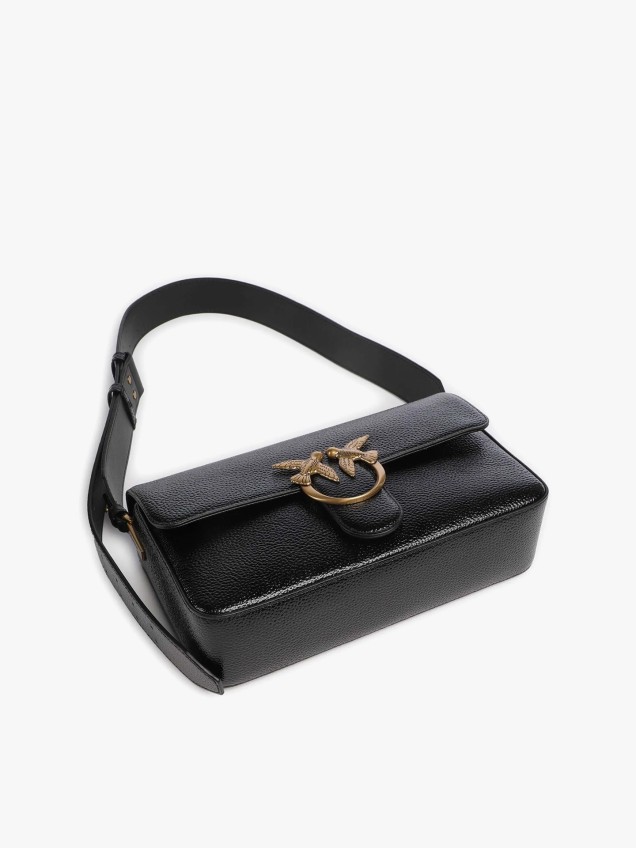 Mala de Ombro Love One Slouchy em Pele Granulada