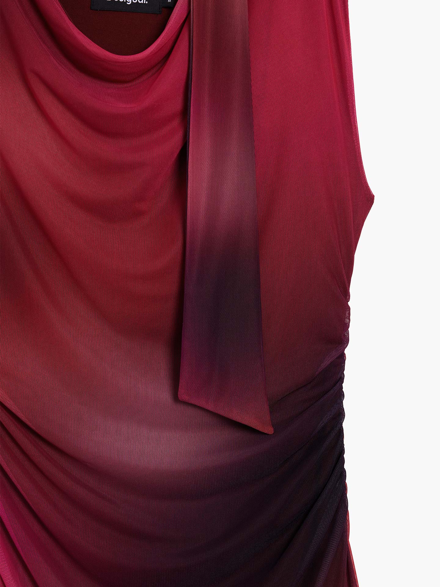 Vestido Midi Assimétrico Drapeado