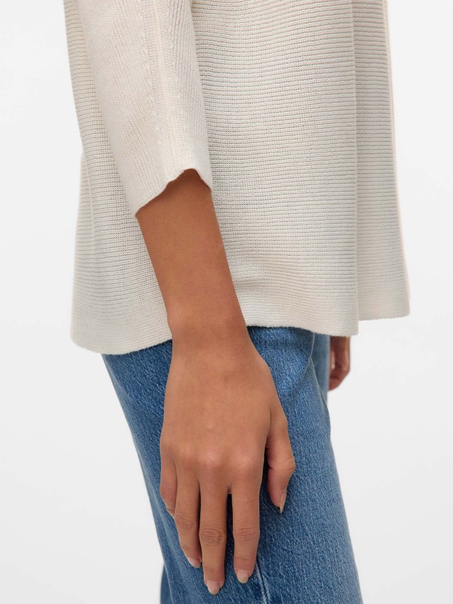 Camisola de Malha Manga 3/4