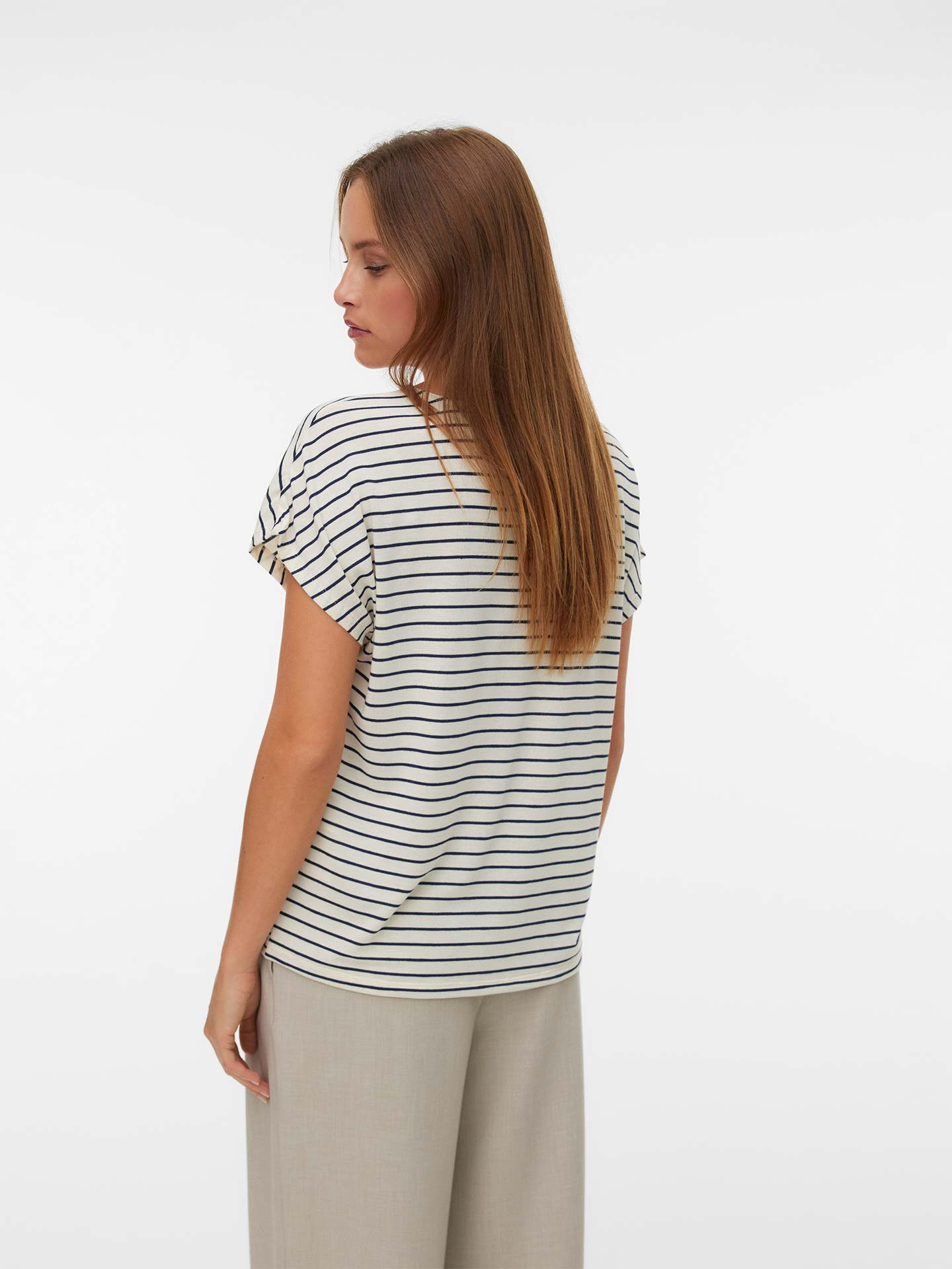 T-shirt às Riscas