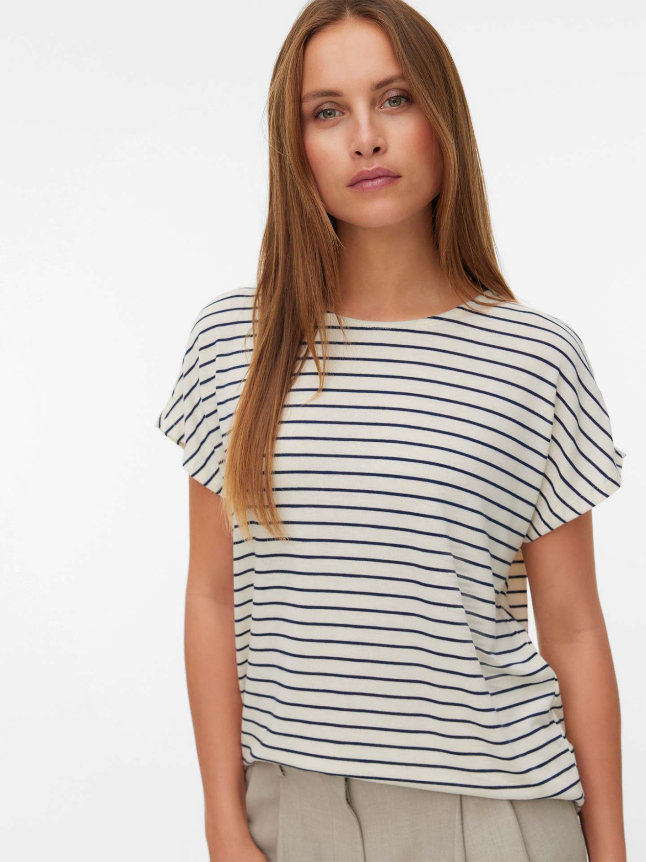 T-shirt às Riscas