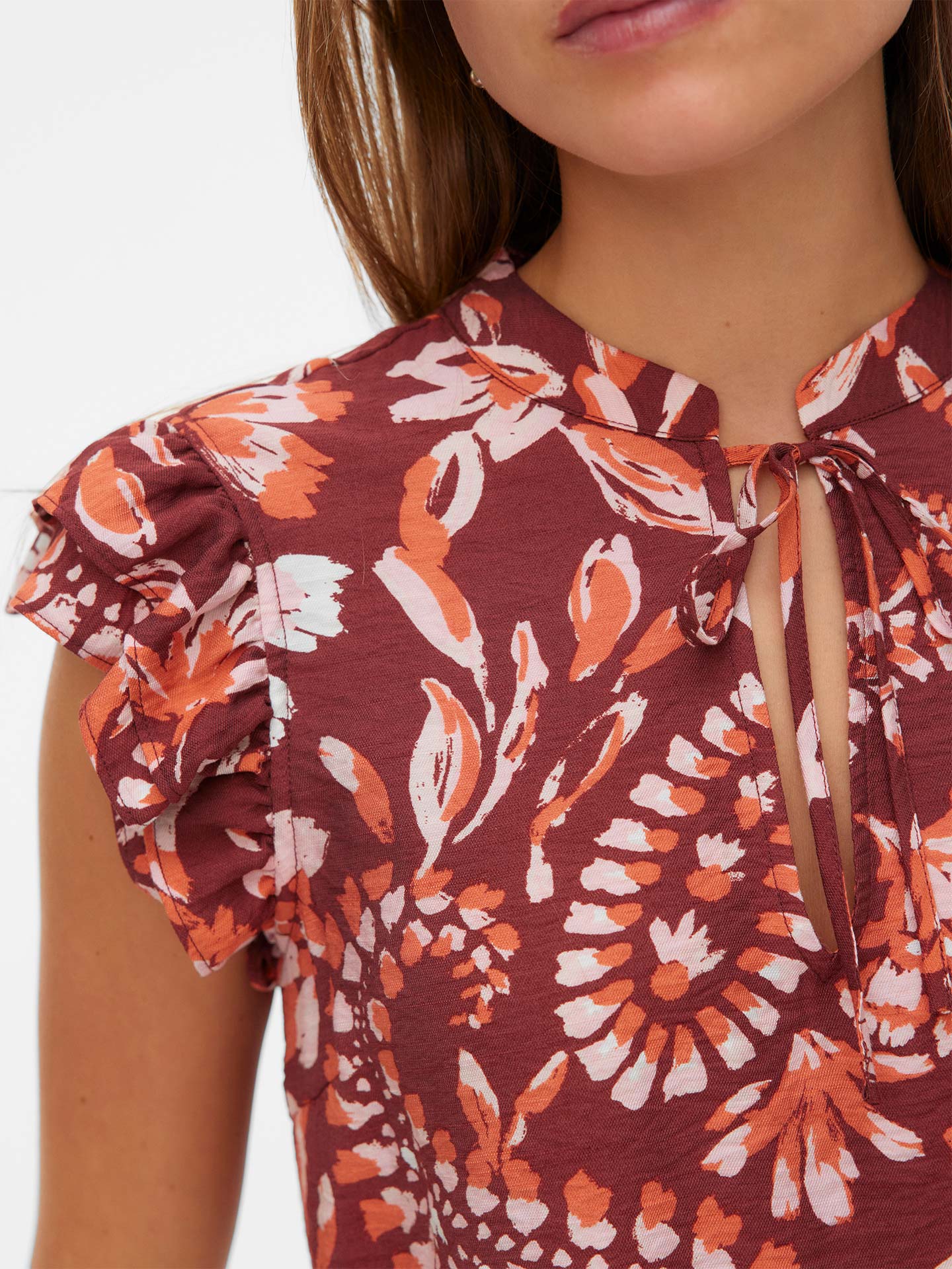 Blusa com Folhos