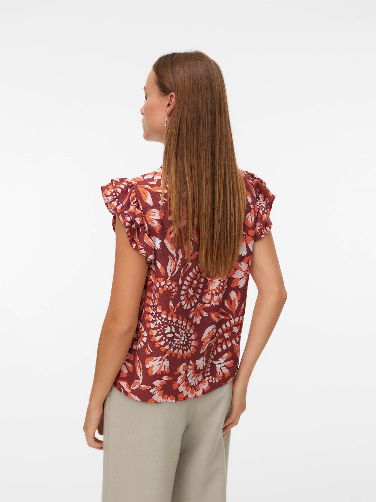 Blusa com Folhos