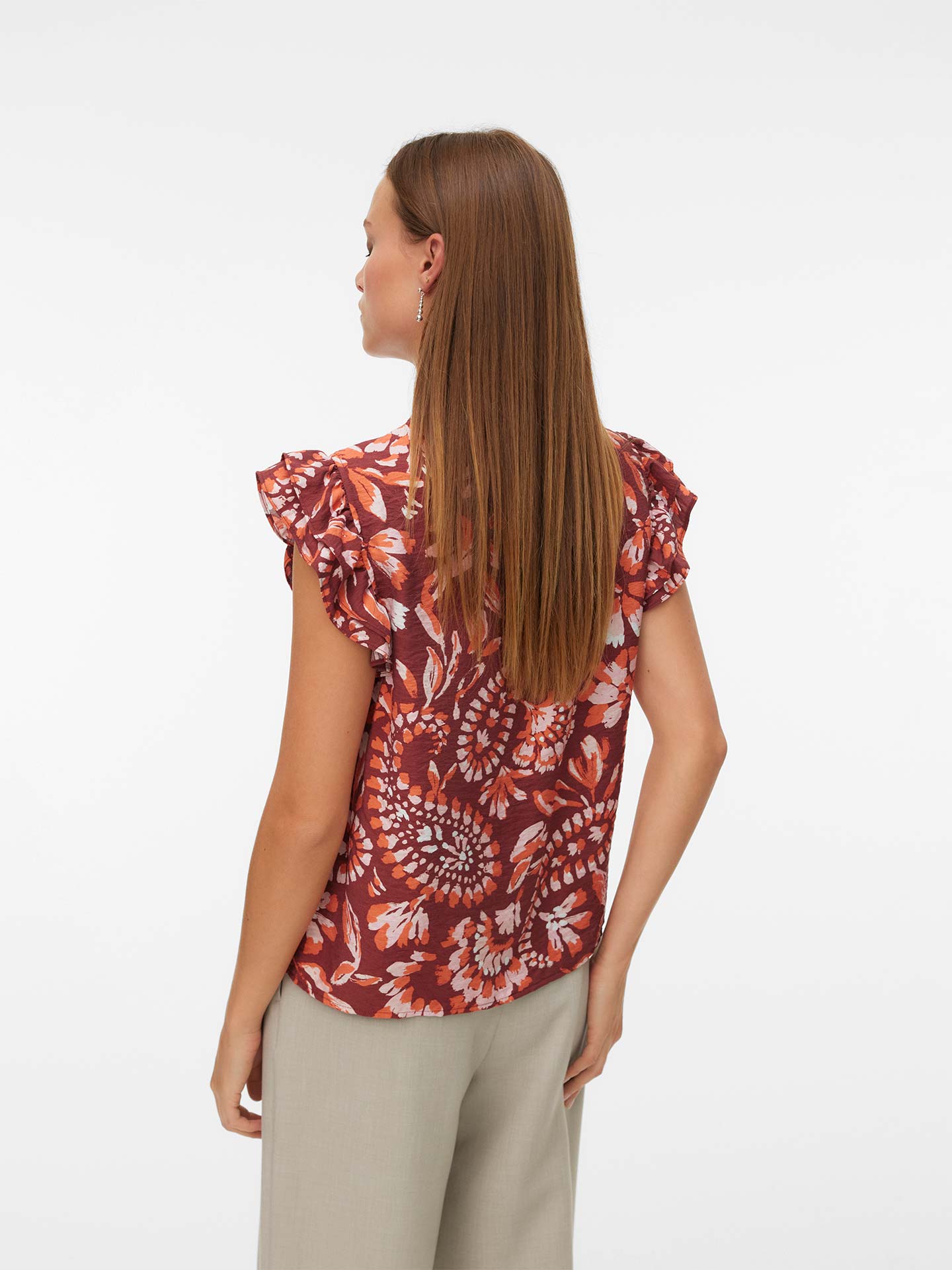Blusa com Folhos