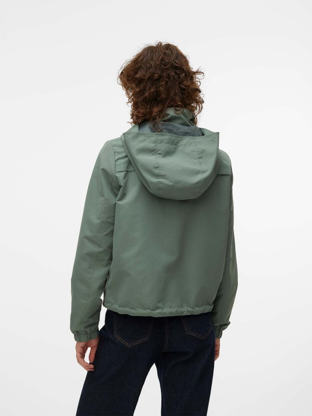 Parka Curta com Capuz