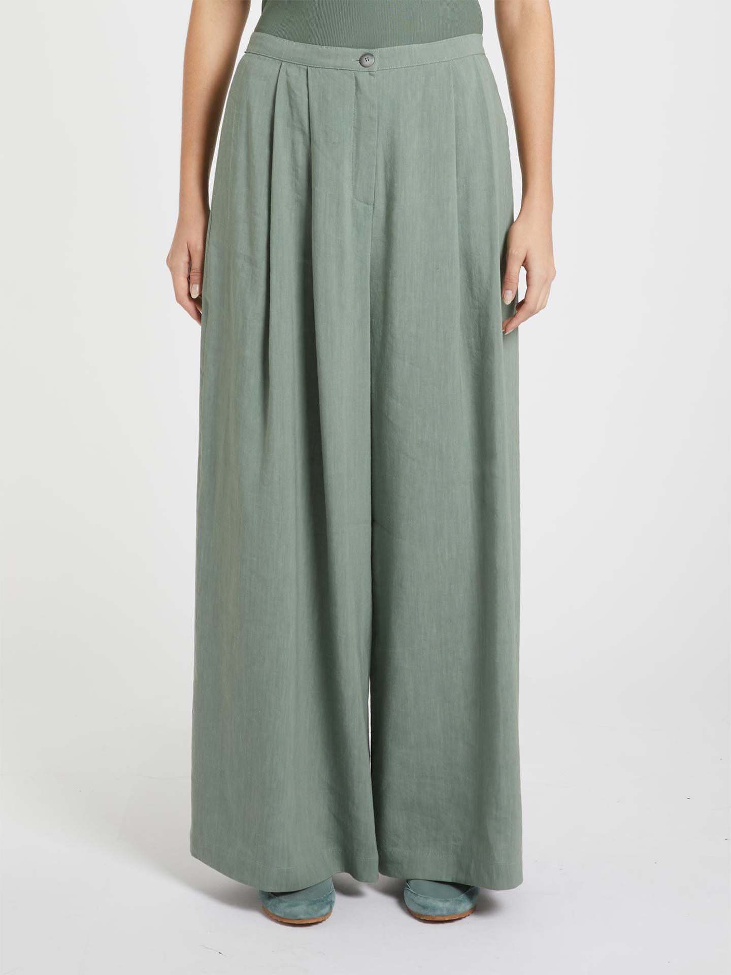 Calças de Perna Larga MLMALAMARONOFOU