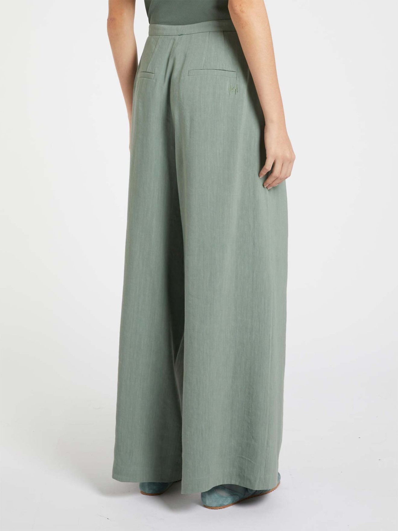 Calças de Perna Larga MLMALAMARONOFOU