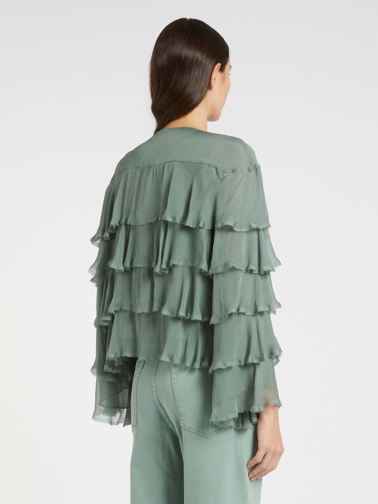 Casaco com Folhos MLMFAREA