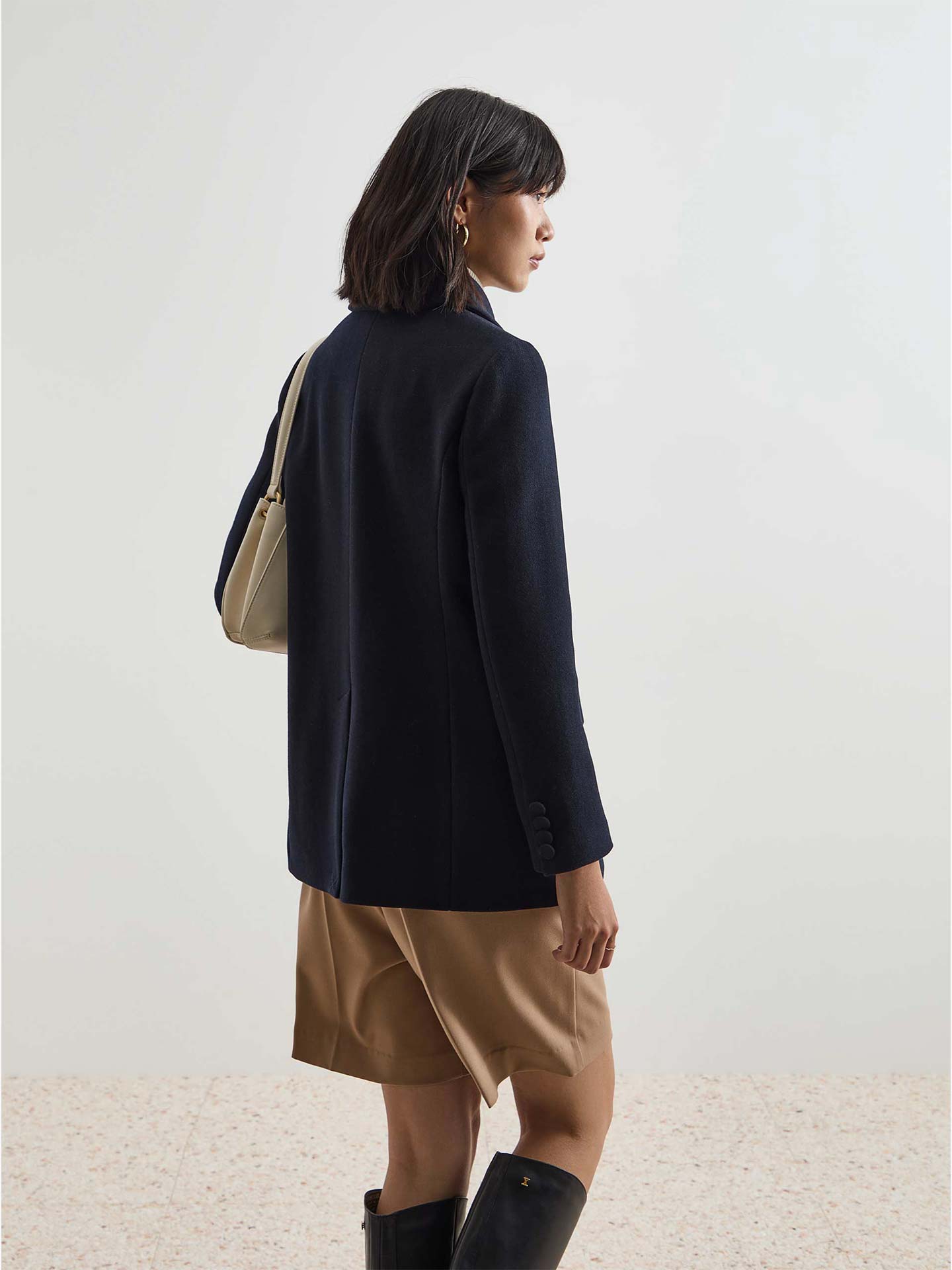 Casaco Caban de Lã em Trespasse