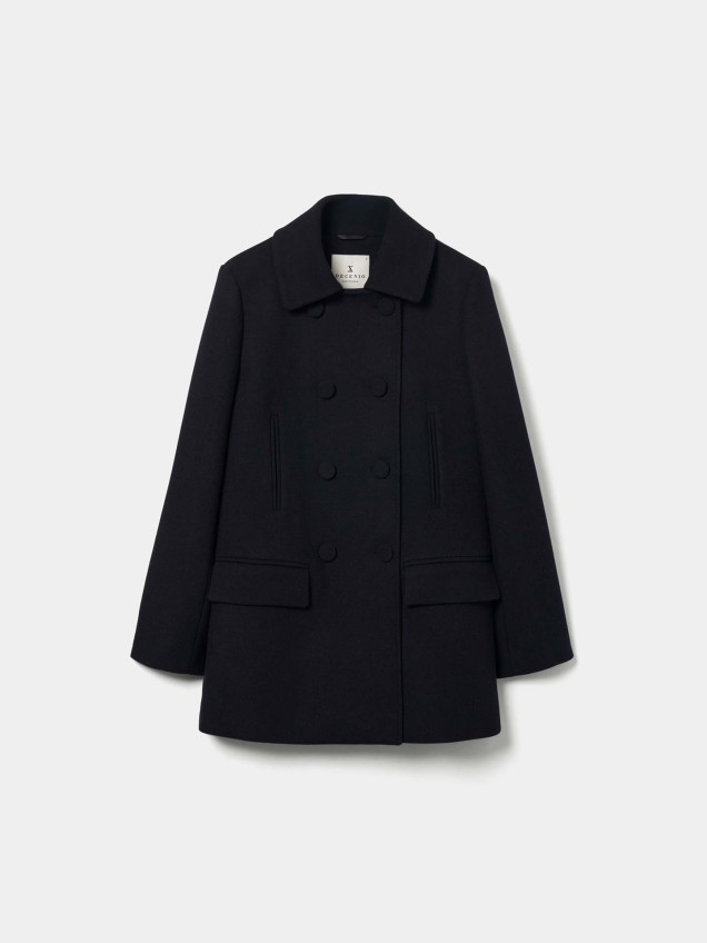 Casaco Caban de Lã em Trespasse