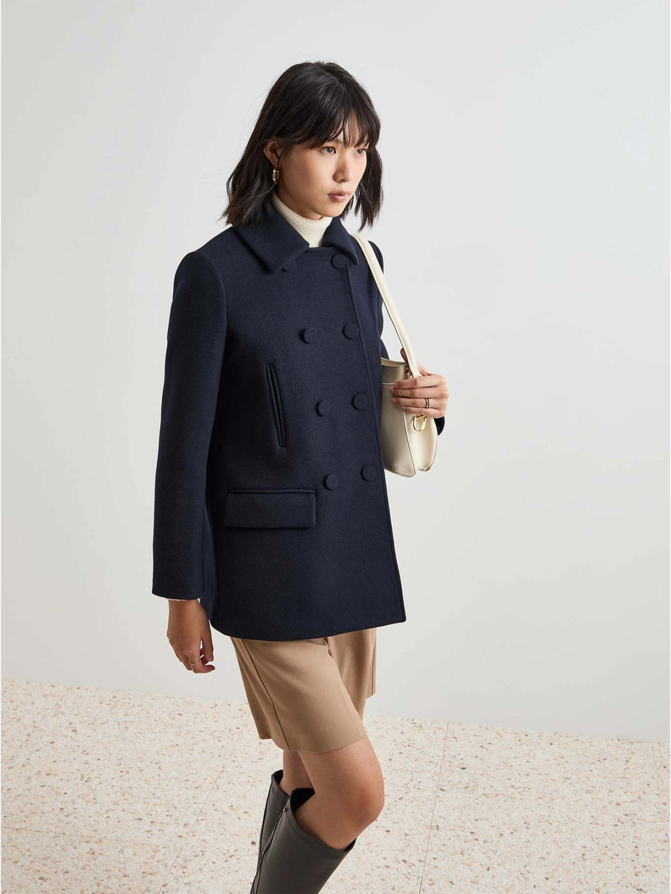 Casaco Caban de L� em Trespasse