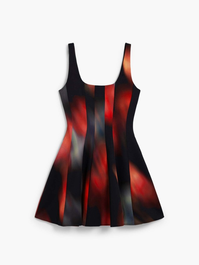Vestido Curto com Estampado