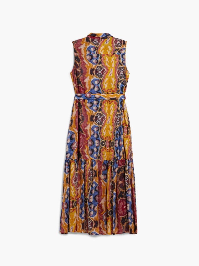 Vestido Camiseiro com Padrão