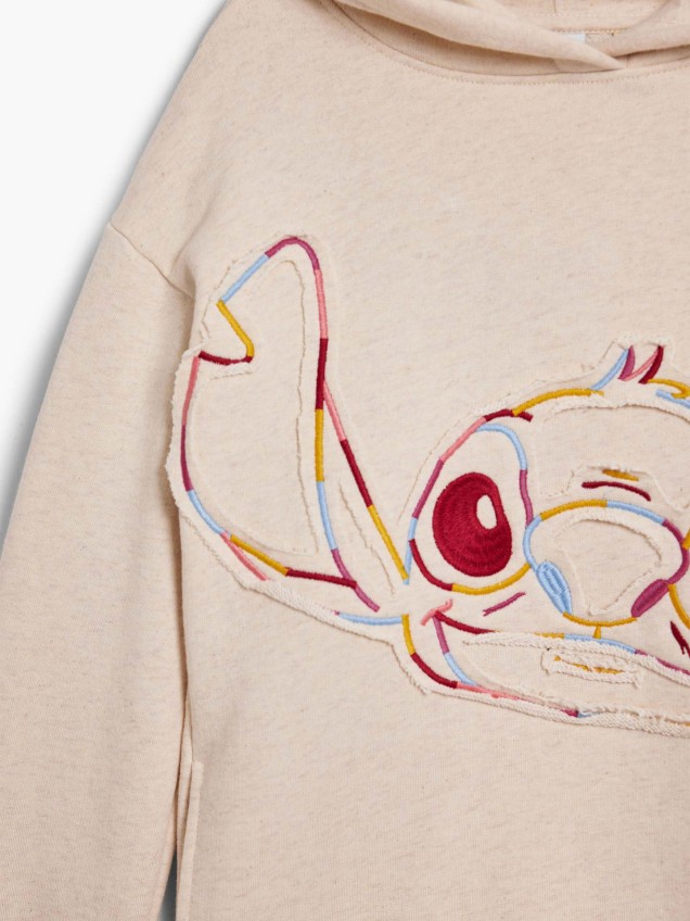 Vestido Sweat com Capuz Stitch