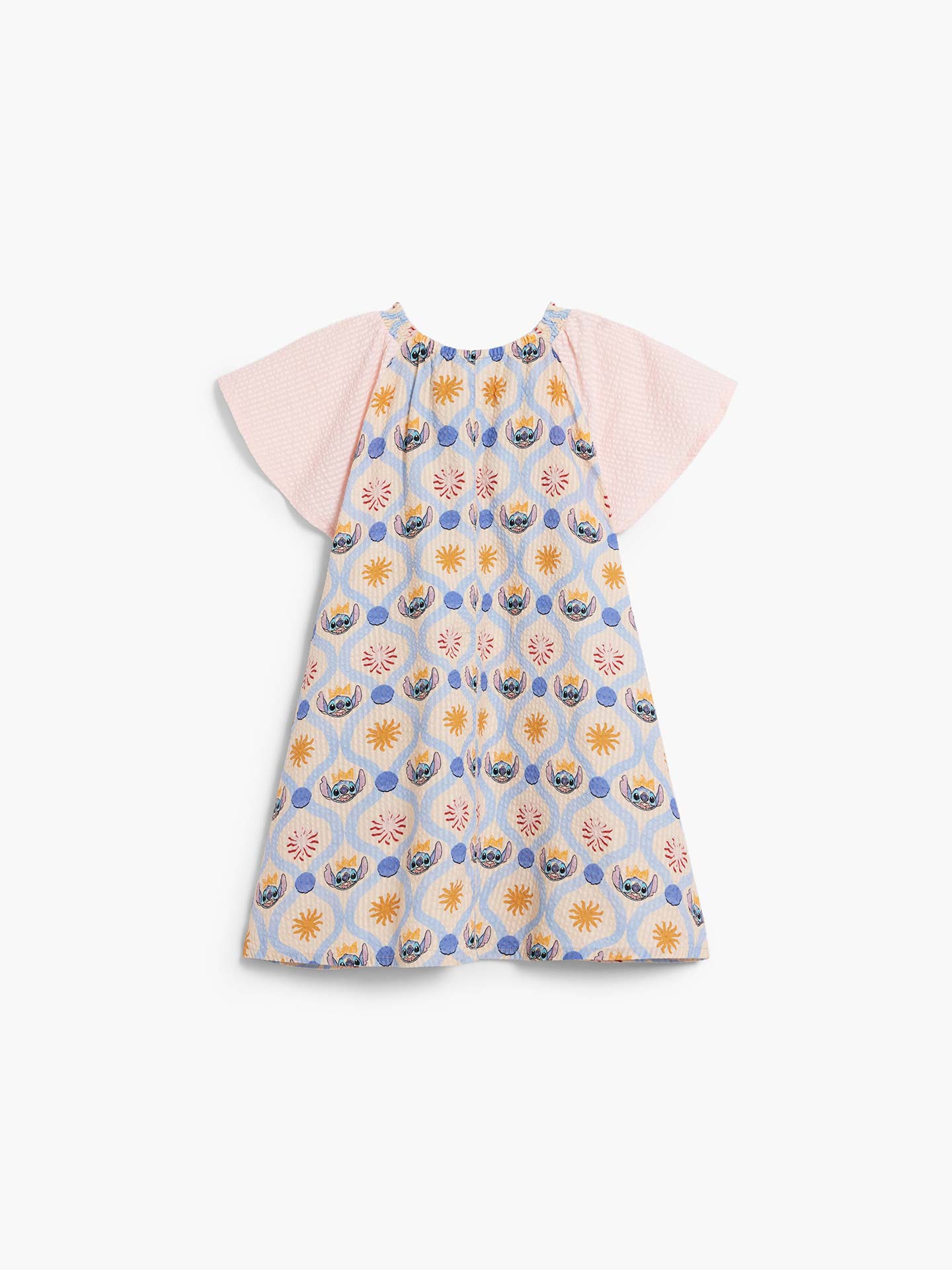 Vestido de Manga Curta Stitch