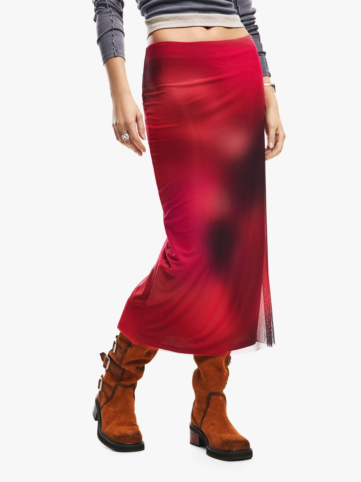 Saia Midi de Tule