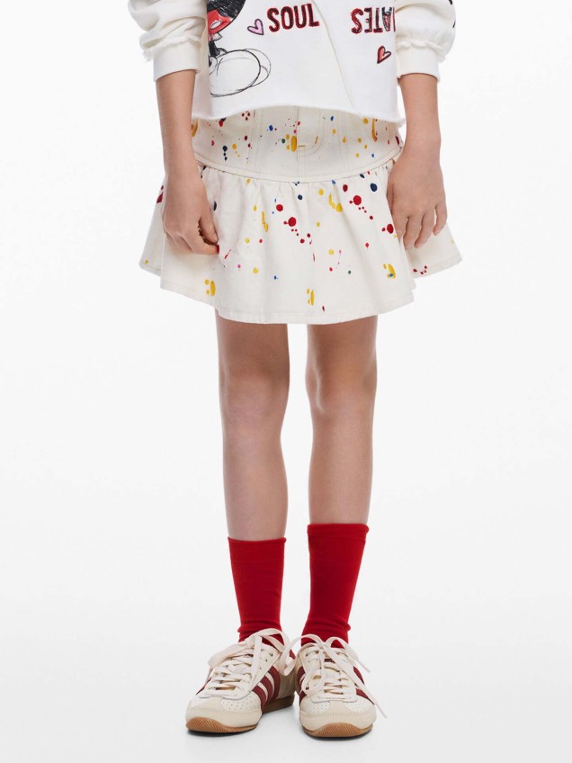 Saia Curta com Estampado