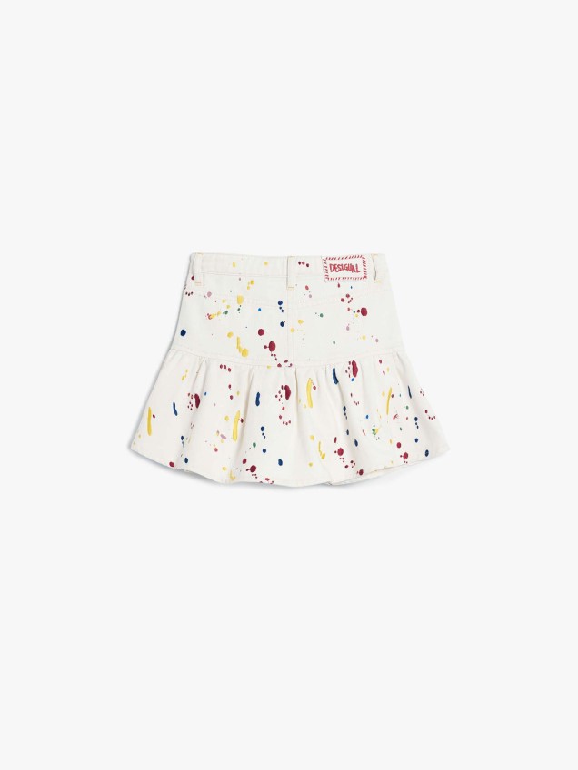 Saia Curta com Estampado