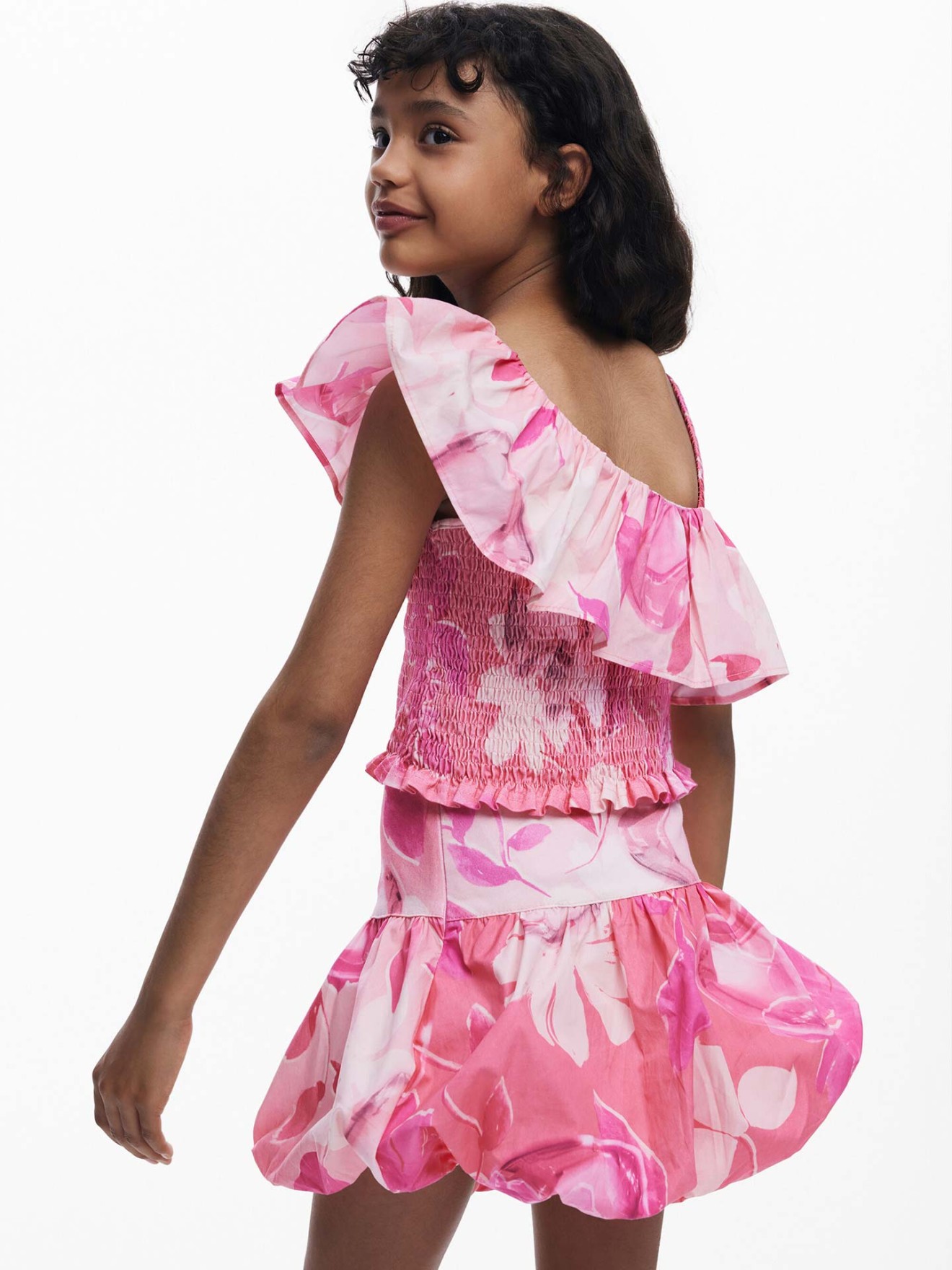 Saia Curta com Estampado Floral