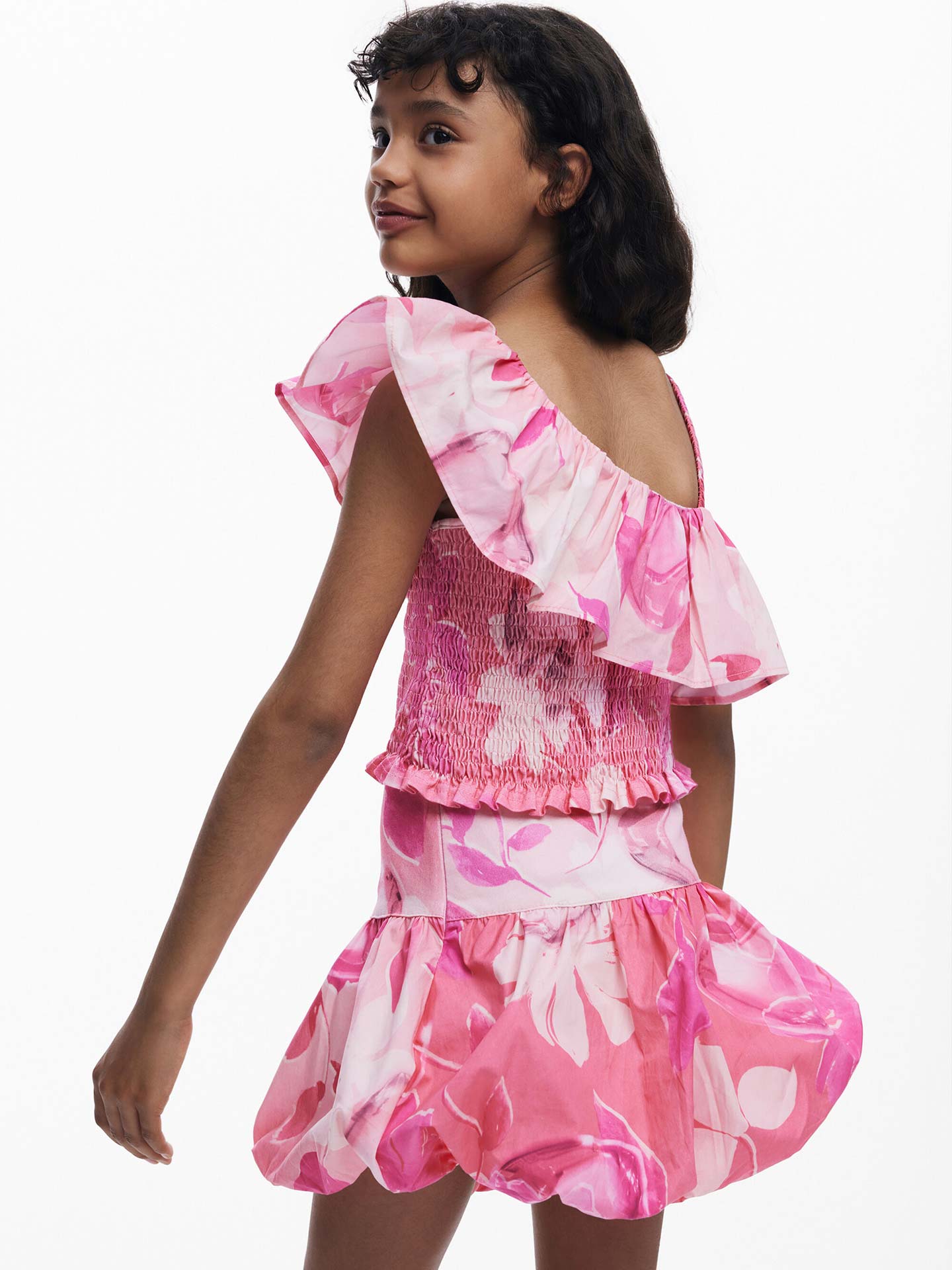 Saia Curta com Estampado Floral