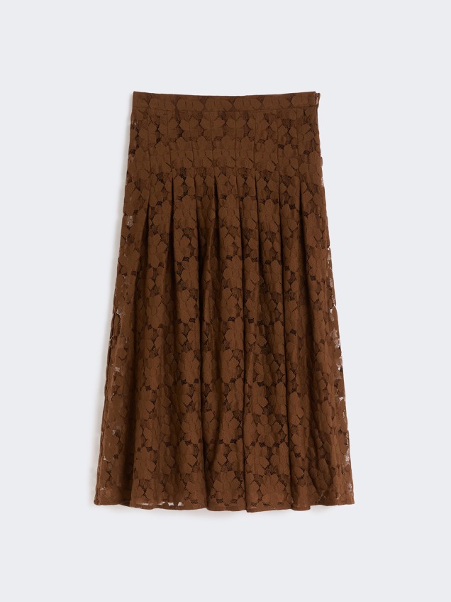 Saia Midi Plissada MSTAIRONE