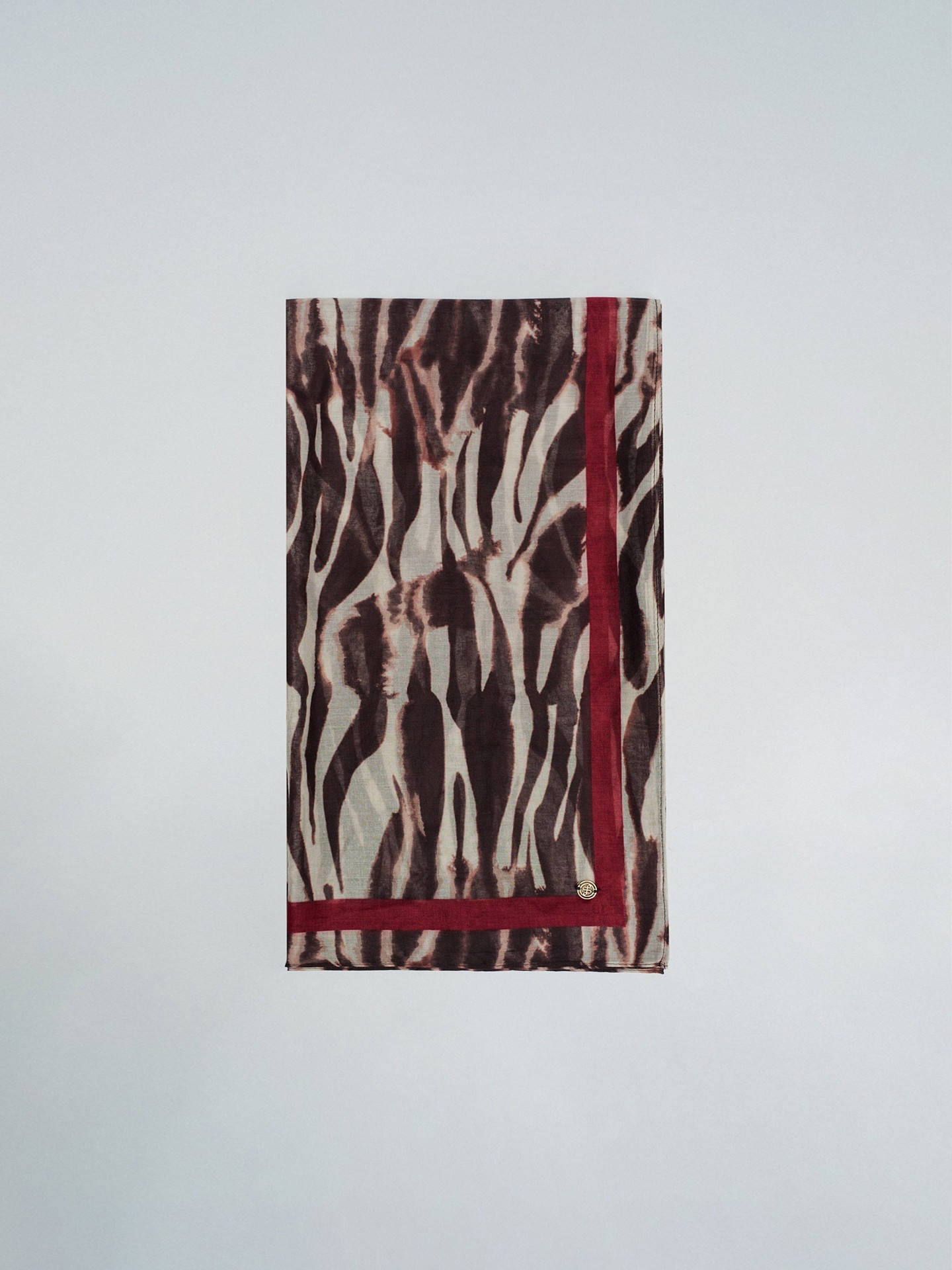 Écharpe Salsa com Padrão Animal