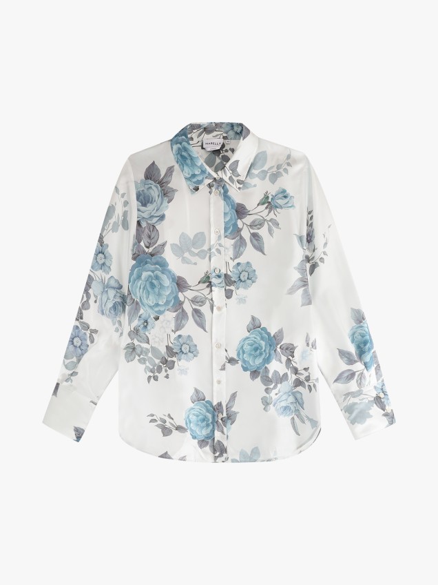 Camisa em Twill de Seda MLLSALVE