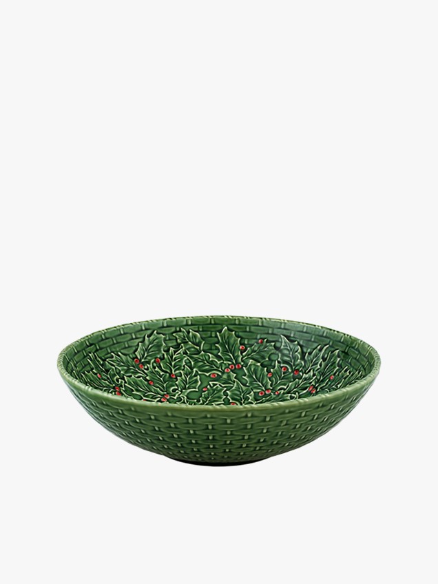 Saladeira Redonda Azevinho em Faian�a