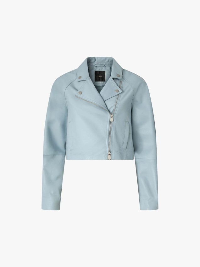 Blus�o Biker de Pele