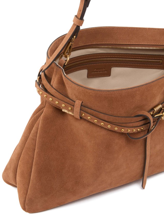 Mala de Ombro Belt Bag em Pele