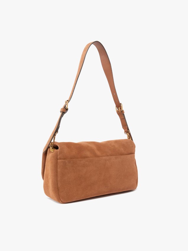 Mala de Ombro Pinko Click Soft em Pele