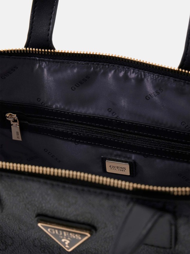 Shopper Bag Follie com Padrão de Monograma