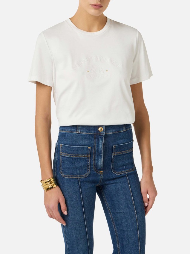 T-Shirt com Logótipo Bordado