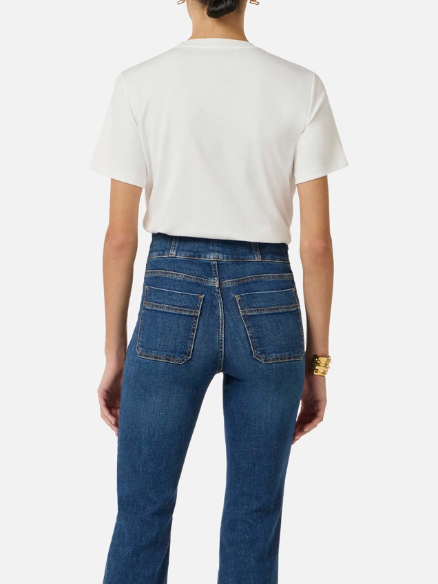 T-Shirt com Logótipo Bordado