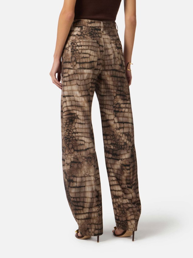 Calças Drill de Corte Oversized