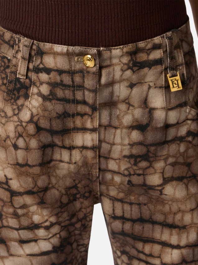 Calças Drill de Corte Oversized