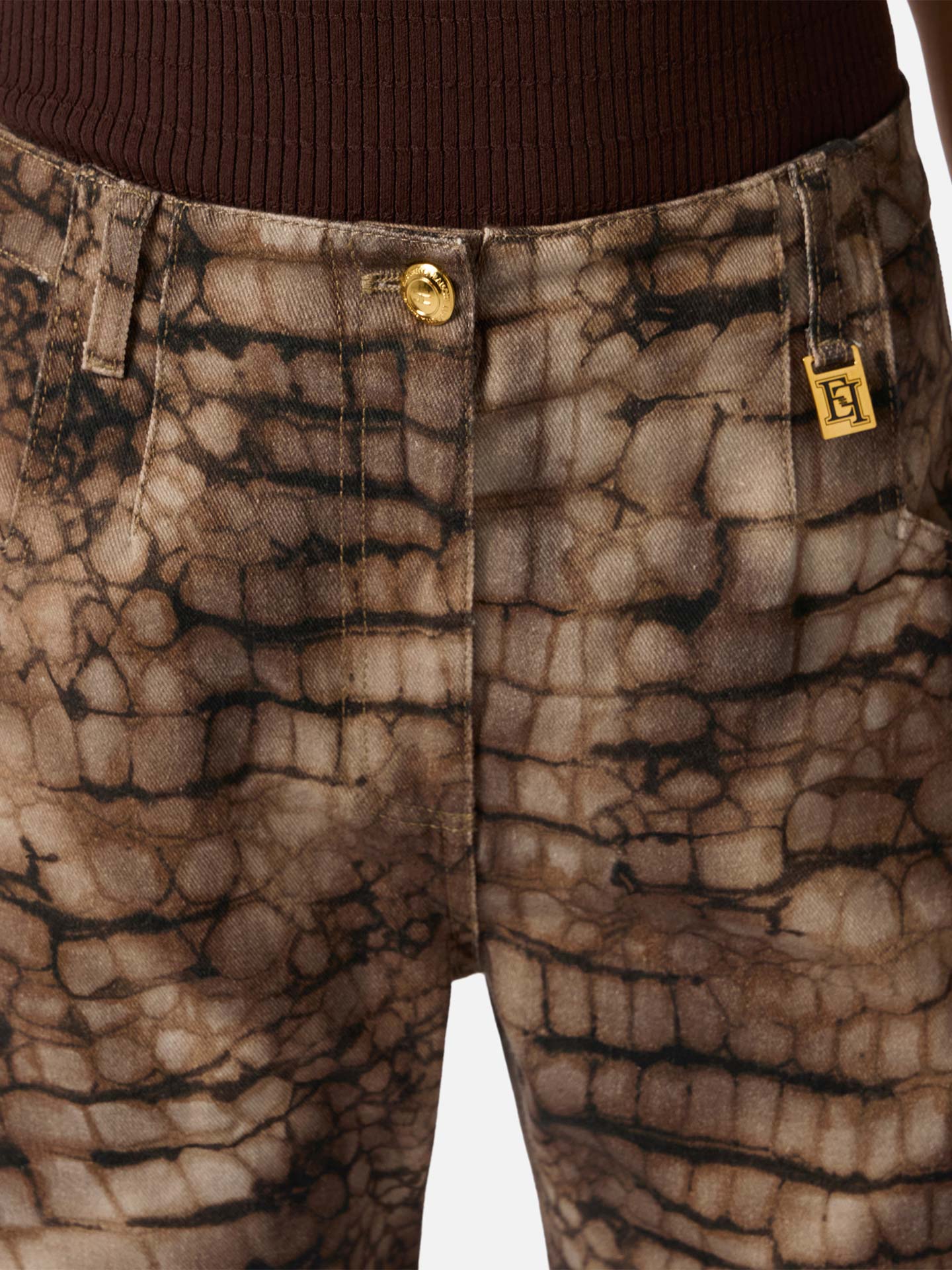 Calças Drill de Corte Oversized