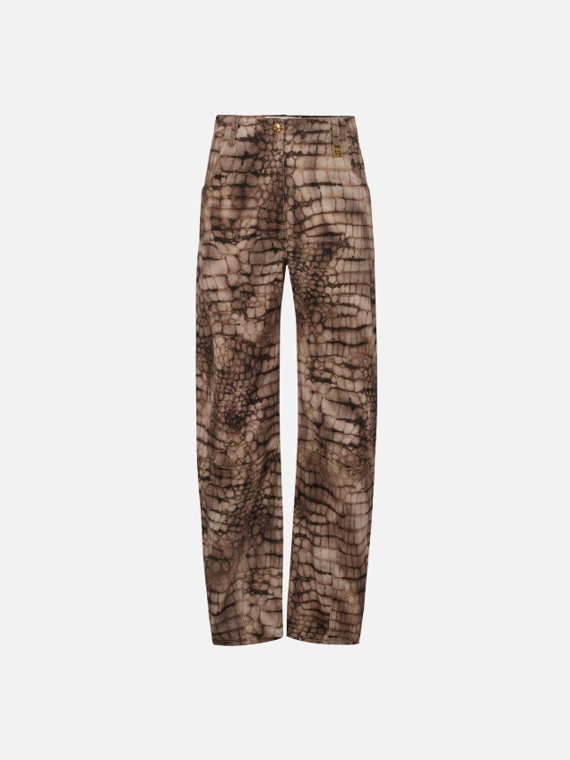 Calças Drill de Corte Oversized