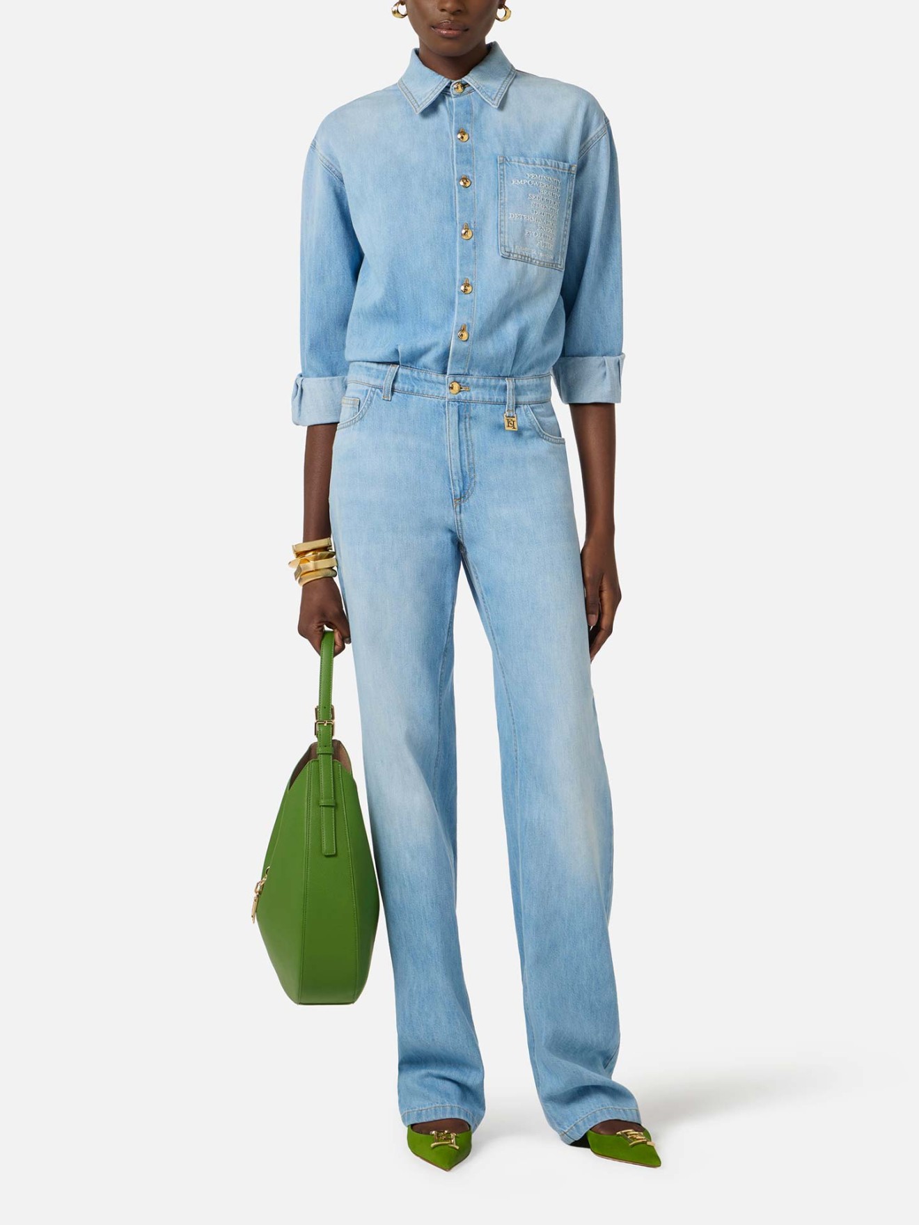 Macac�o de Ganga com Bordado