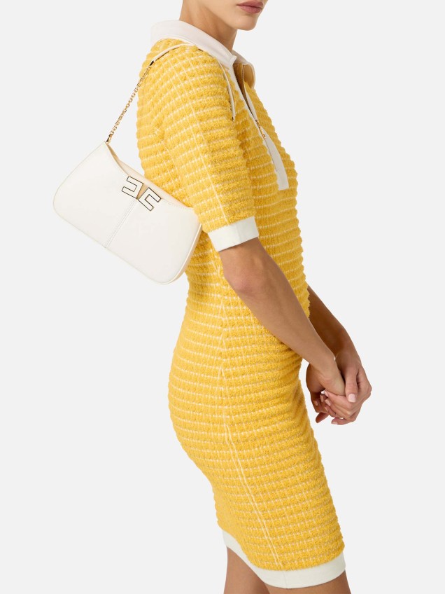 Mala de Ombro com Logótipo Metálico