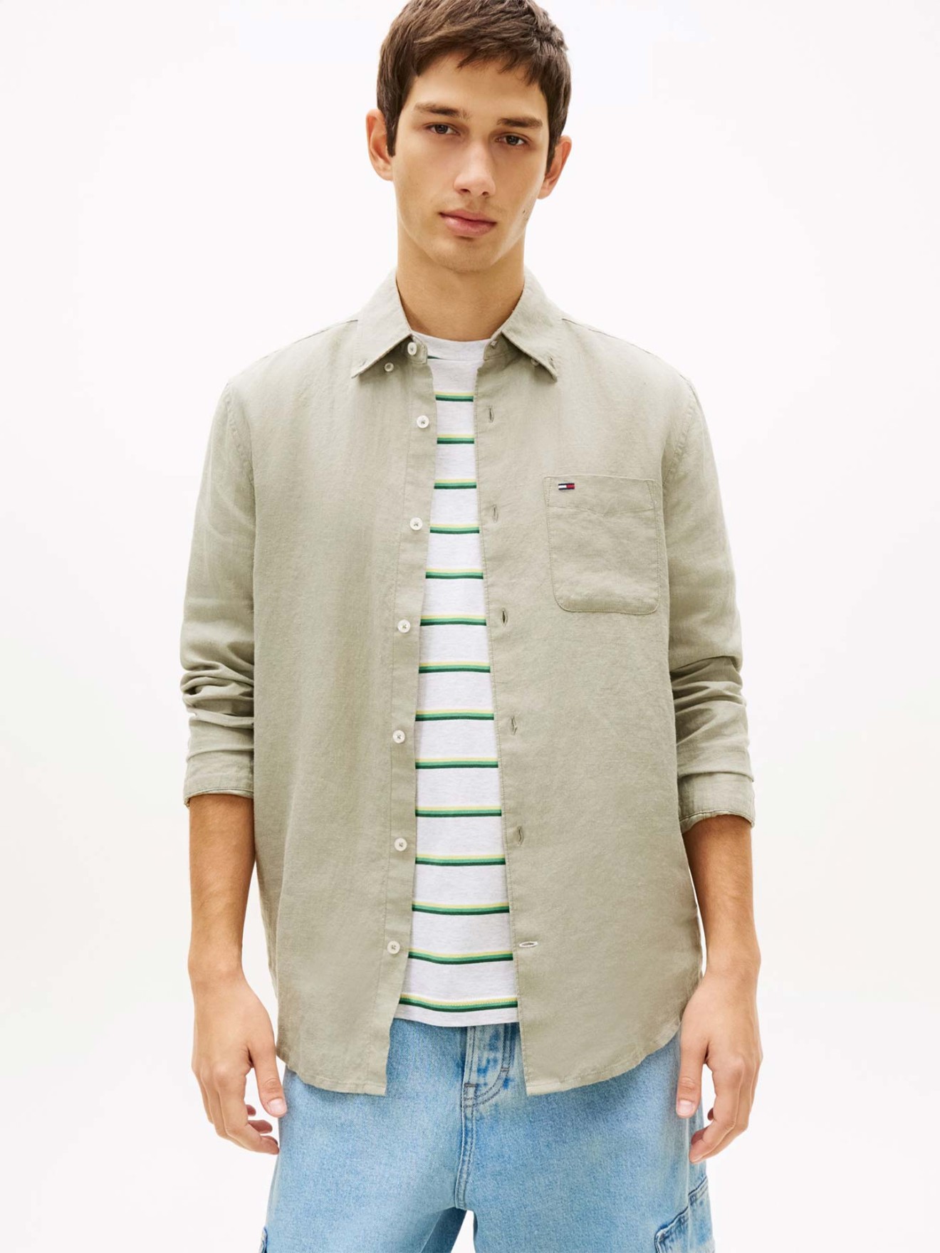 Camisa de Linho Regular Fit