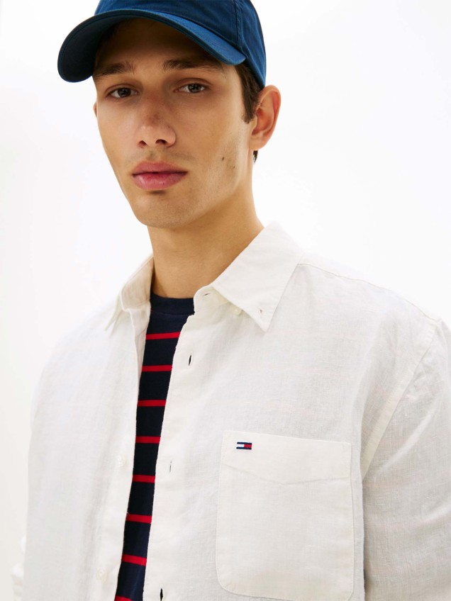 Camisa de Linho Regular Fit