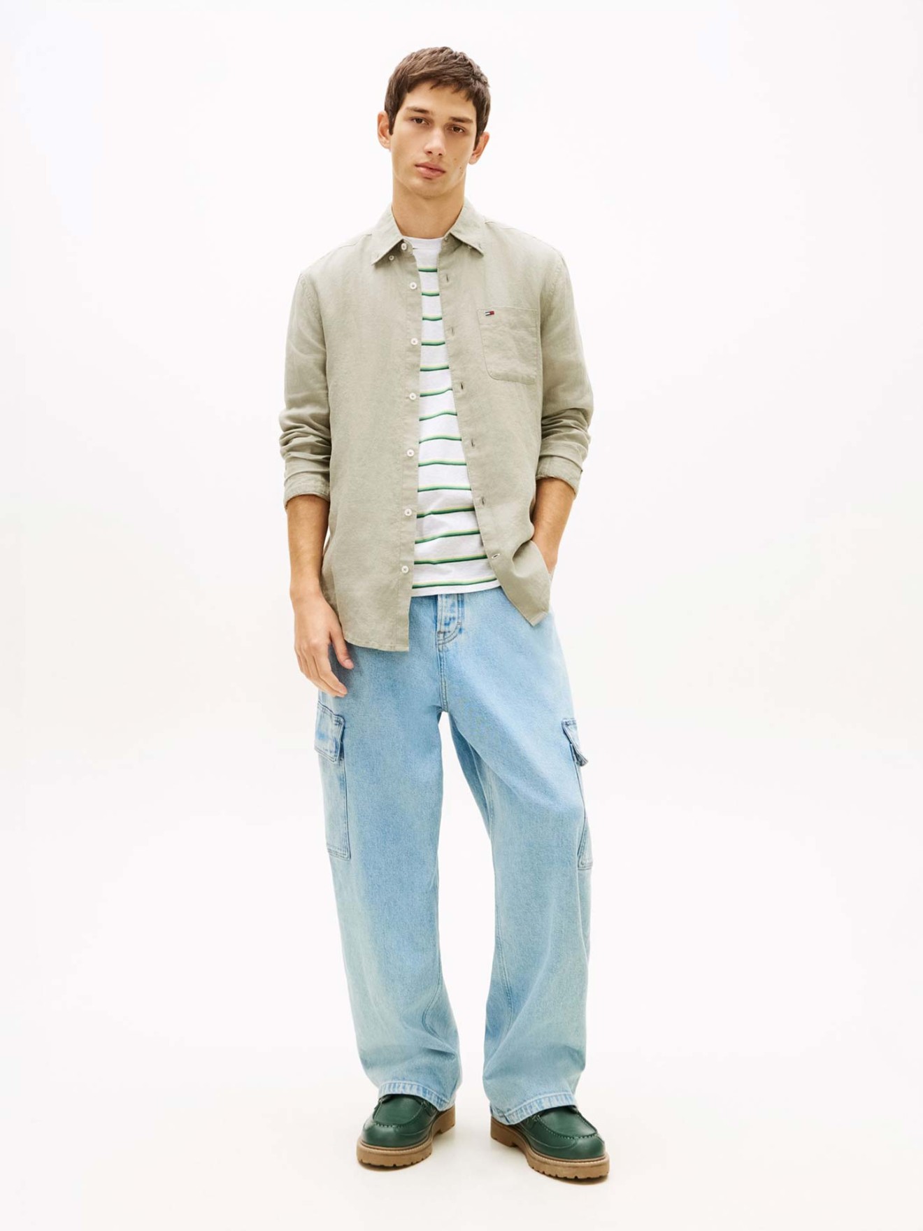 Camisa de Linho Regular Fit