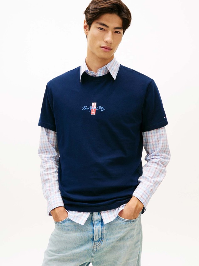 T-shirt com Gola Redonda