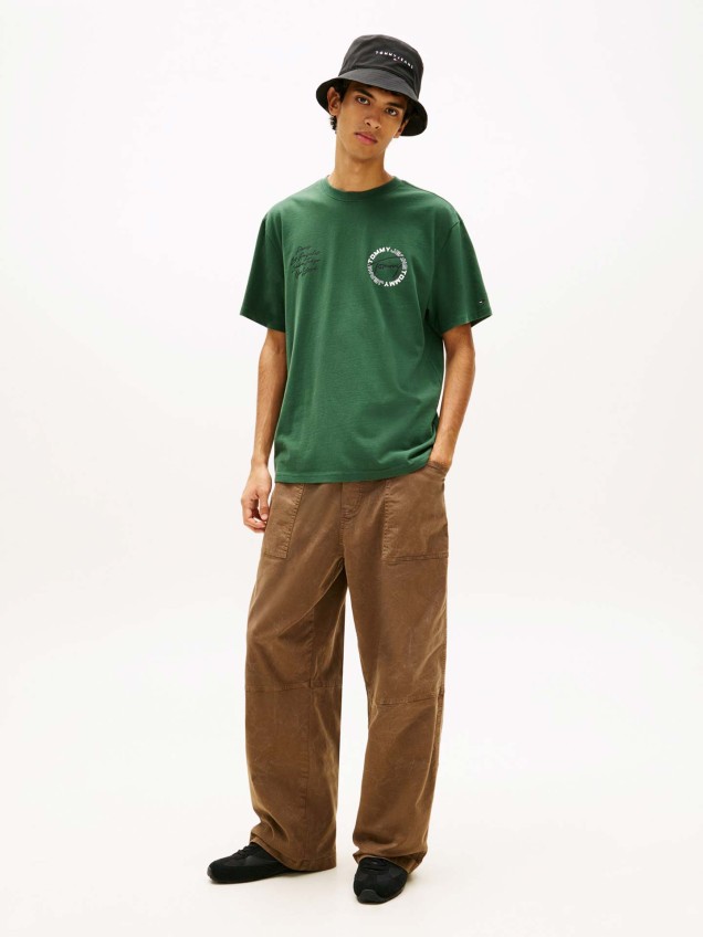 T-shirt com Estampado de Logótipo