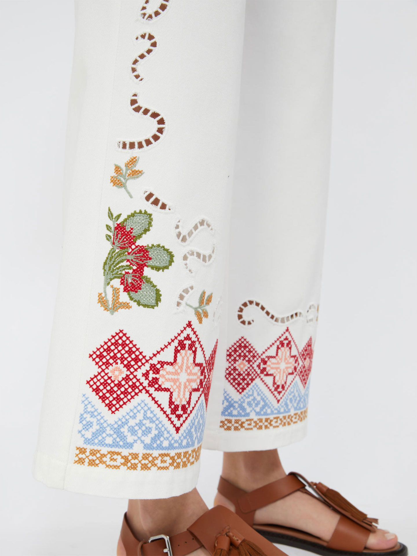 Calças Largas Cropped WKDADUNCO