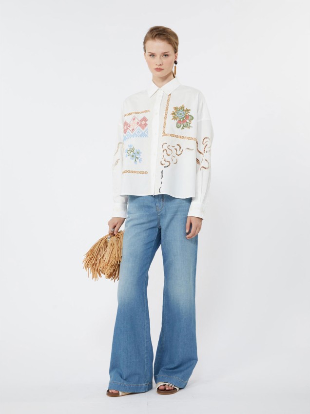 Calças de Ganga Wide Leg WKDLATINO