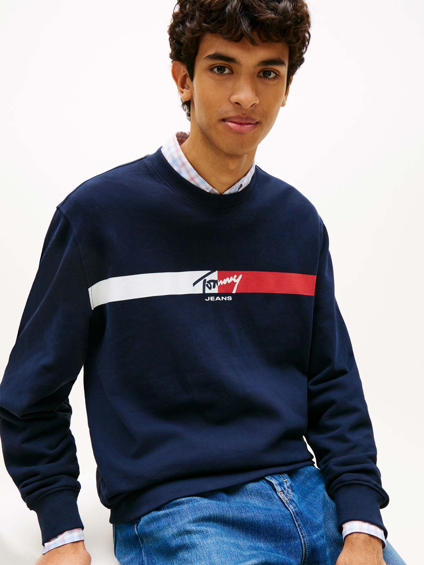 Sweatshirt com Gola Redonda