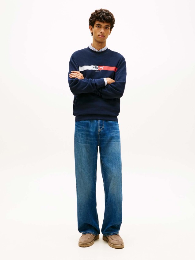 Sweatshirt com Gola Redonda