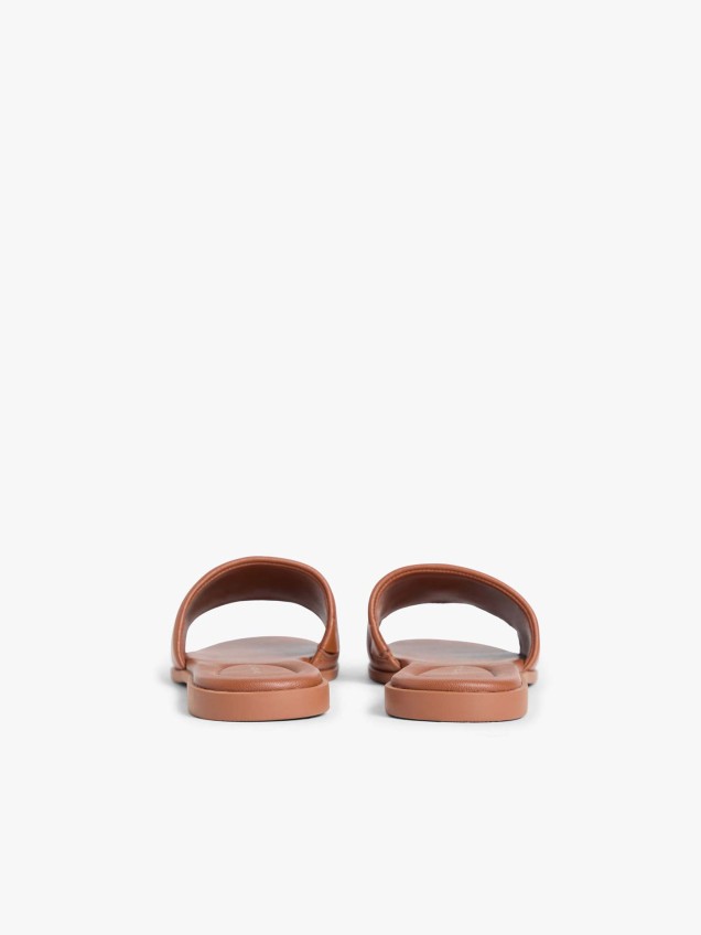 Mules Rasos em Pele